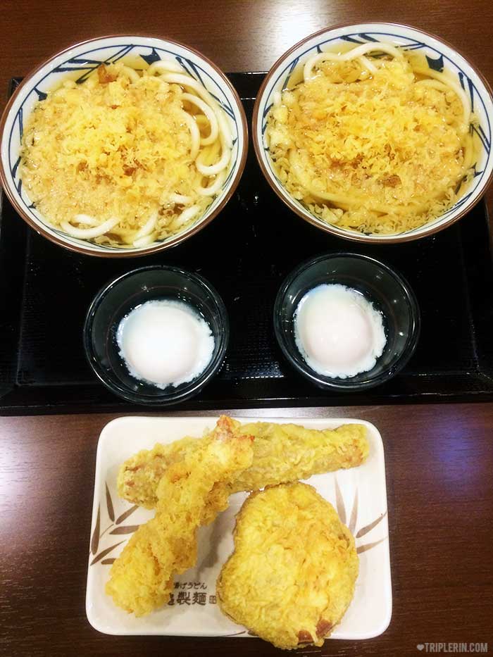 A full meal for 2, for just 970 yen! (~SGD 12)