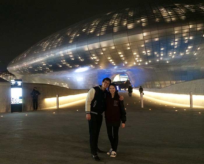 Dongdaemun Design Plaza, which opened just a day before we arrived